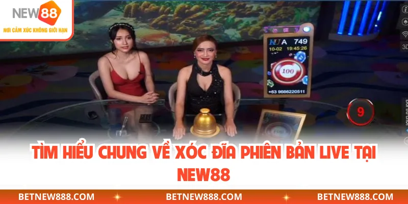 Tìm hiểu chung về xóc đĩa phiên bản live tại NEW88